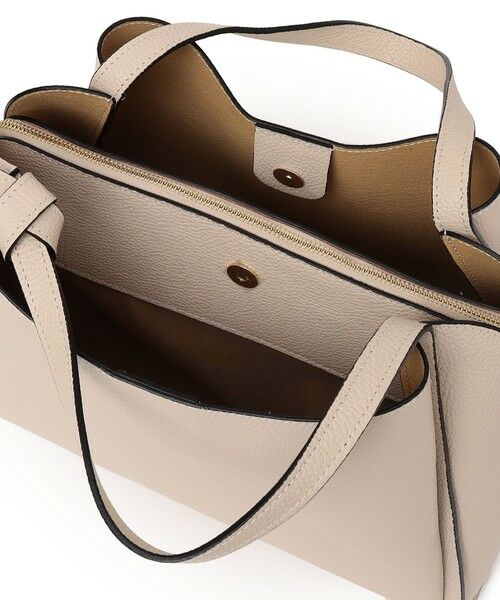 SHIPS / シップス トートバッグ | MILOS: A4 リボン パーテーション レザー トート M | 詳細20