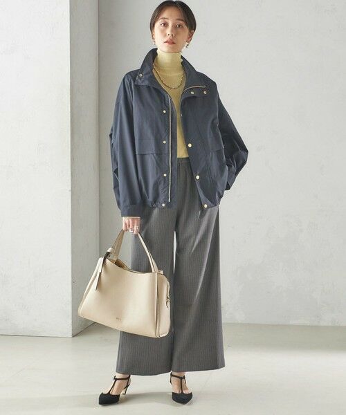 SHIPS / シップス トートバッグ | MILOS: A4 リボン パーテーション レザー トート M | 詳細6