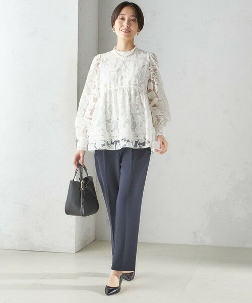 SHIPS / シップス シャツ・ブラウス | 〈手洗い可能〉IPEKER オパール加工 ウエスト 切替え ブラウス | 詳細1