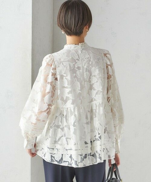 SHIPS / シップス シャツ・ブラウス | 〈手洗い可能〉IPEKER オパール加工 ウエスト 切替え ブラウス | 詳細12