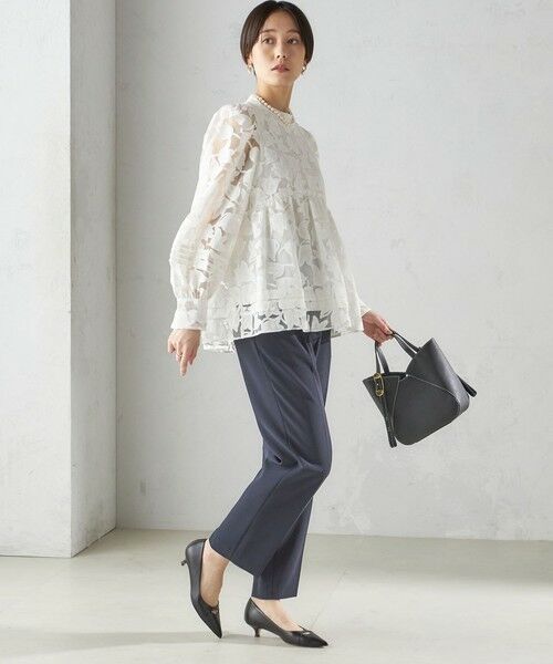 SHIPS / シップス シャツ・ブラウス | 〈手洗い可能〉IPEKER オパール加工 ウエスト 切替え ブラウス | 詳細5