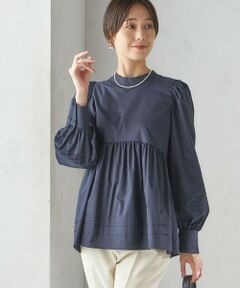 SHIPS / シップス シャツ・ブラウス | 〈手洗い可能〉シルック ブライト ウエスト 切替え ブラウス