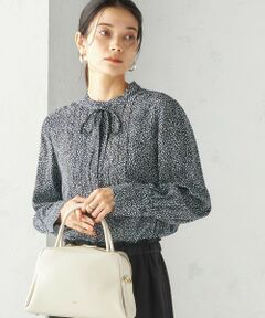 SHIPS / シップス シャツ・ブラウス | IPEKER プリント ピンタック ブラウス