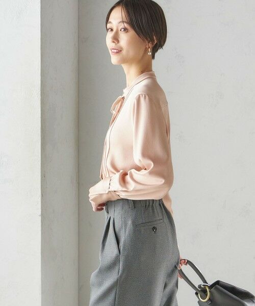 SHIPS / シップス シャツ・ブラウス | 〈手洗い可能〉ハンマー サテン ピンタック ブラウス | 詳細17