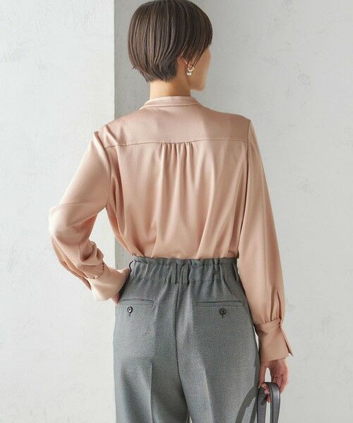 SHIPS / シップス シャツ・ブラウス | 〈手洗い可能〉ハンマー サテン ピンタック ブラウス | 詳細18