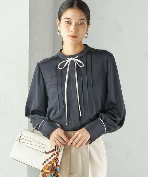 SHIPS / シップス シャツ・ブラウス | 〈手洗い可能〉ハンマー サテン ピンタック ブラウス | 詳細29