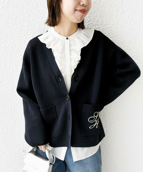 SHIPS / シップス シャツ・ブラウス | 〈手洗い可能〉エアリー フロント フリル デザイン ブラウス | 詳細9