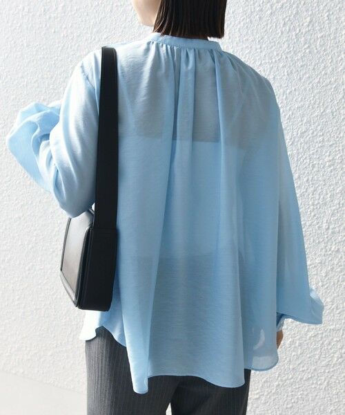 SHIPS / シップス シャツ・ブラウス | 〈手洗い可能〉エアリー フロント フリル デザイン ブラウス | 詳細20