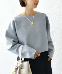 SHIPS / シップス スウェット | 〈洗濯機可能〉ダンボール ラウンドヘム プルオーバー