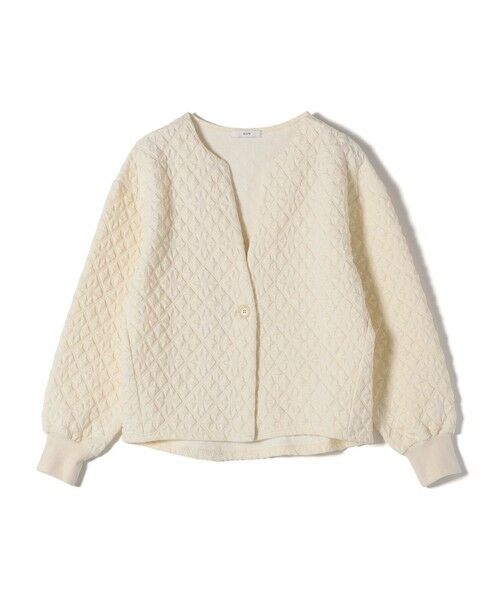 SHIPS / シップス カーディガン・ボレロ | 《一部追加予約》【WEB限定】〈手洗い可能〉キルティング ジャカード カーディガン | 詳細16