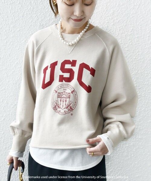 SHIPS for women / シップスウィメン スウェット | 《予約》【SHIPS別注】〈洗濯機可能〉GOOD ROCK SPEED:COLLEGE SWEAT | 詳細17