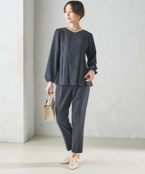 SHIPS / シップス スラックス・ドレスパンツ | 〈手洗い可能〉ダブル クロス パンツ(セレモニー対応可) | 詳細10