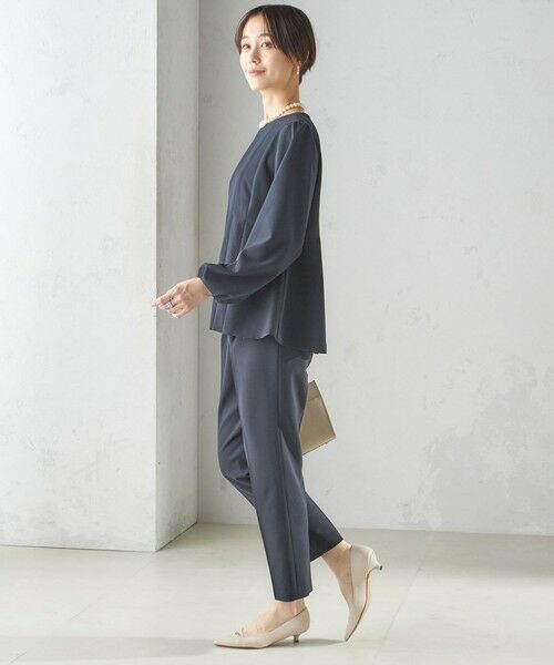 SHIPS / シップス スラックス・ドレスパンツ | 〈手洗い可能〉ダブル クロス パンツ(セレモニー対応可) | 詳細11