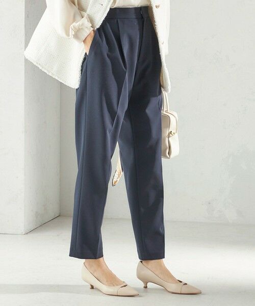 SHIPS / シップス スラックス・ドレスパンツ | 〈手洗い可能〉ダブル クロス パンツ(セレモニー対応可) | 詳細8