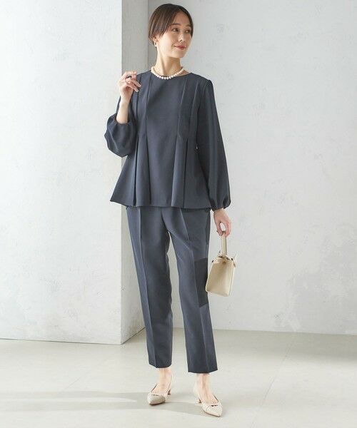 SHIPS / シップス スラックス・ドレスパンツ | 〈手洗い可能〉ダブル クロス パンツ(セレモニー対応可) | 詳細9