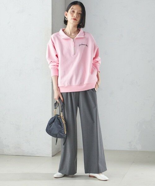 SHIPS / シップス その他パンツ | 〈手洗い可能〉ストライプ 細ゴム ワイド ドロスト パンツ | 詳細11