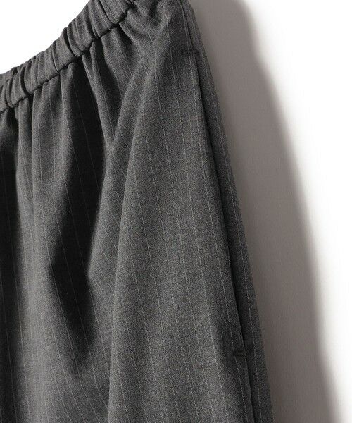 SHIPS / シップス その他パンツ | 〈手洗い可能〉ストライプ 細ゴム ワイド ドロスト パンツ | 詳細30