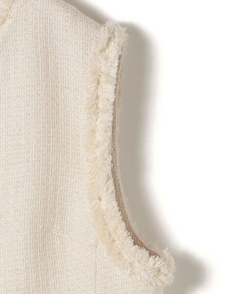 SHIPS / シップス ベスト | スラブ ツイード ロング ジレ（セレモニー対応可） | 詳細20