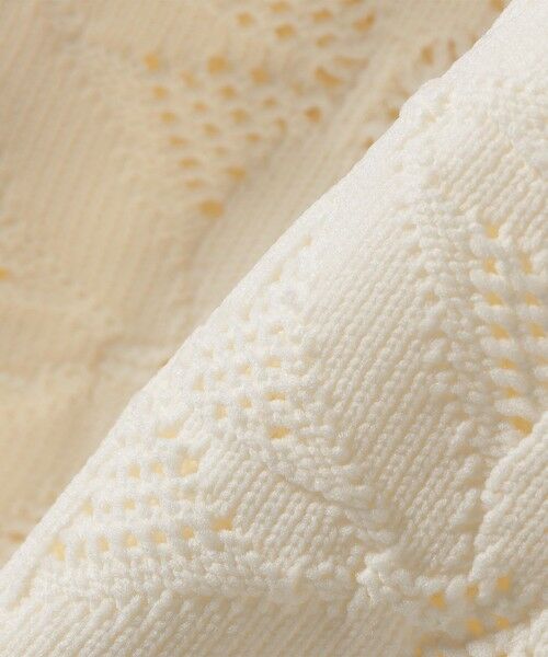 SHIPS / シップス ニット・セーター | 《一部追加予約》【WEB限定】〈洗濯機可能〉2WAY フラワー ジャカード ハーフ ジップ プルオーバー | 詳細19