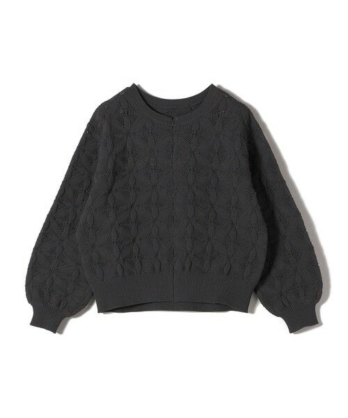 SHIPS / シップス ニット・セーター | 【WEB限定】〈洗濯機可能〉2WAY フラワー ジャカード ハーフ ジップ プルオーバー | 詳細29