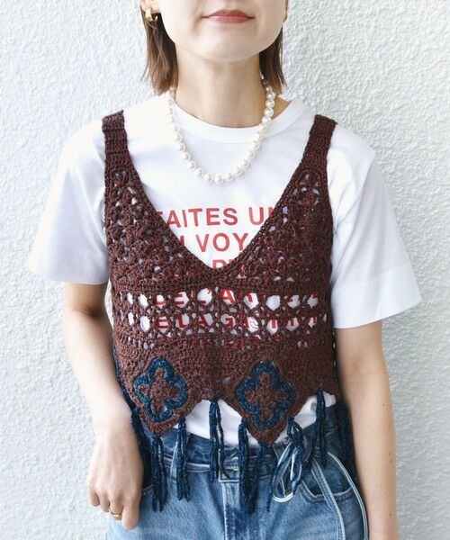 SHIPS / シップス ニット・セーター | LOGAN KNITTING MILLS:〈手洗い可能〉モール ビスチェ | 詳細16