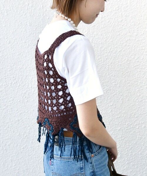 SHIPS / シップス ニット・セーター | LOGAN KNITTING MILLS:〈手洗い可能〉モール ビスチェ | 詳細18