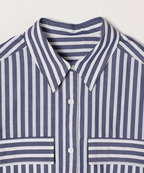 SHIPS / シップス シャツ・ブラウス | quaranciel:〈洗濯機可能〉REPREVE スキッパー ポケット チュニック シャツ | 詳細24