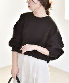 SHIPS / シップス スウェット | quaranciel:〈洗濯機可能〉ポンチ バックジップ ドルマン プルオーバー