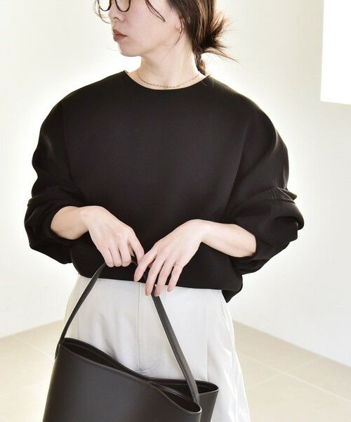 SHIPS / シップス スウェット | quaranciel:〈洗濯機可能〉ポンチ バックジップ ドルマン プルオーバー | 詳細17