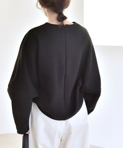 SHIPS / シップス スウェット | quaranciel:〈洗濯機可能〉ポンチ バックジップ ドルマン プルオーバー | 詳細19