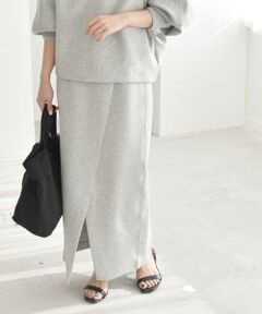 SHIPS / シップス ロング・マキシ丈スカート | quaranciel:〈洗濯機可能〉ポンチ サイドライン スリット タイト スカート