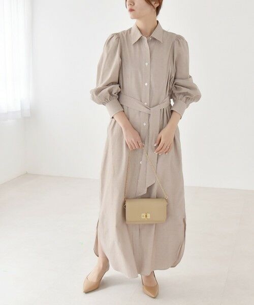 bagatelle france ガーゼロングシャツワンピース　フレームワーク OUTLET】コットンガーゼロングシャツワンピース | COPINE