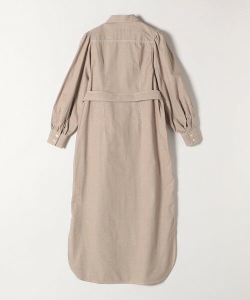 SHIPS / シップス ロング・マキシ丈ワンピース | quaranciel:〈洗濯機可能〉シャンブレー パフ ロング シャツ ワンピース | 詳細9