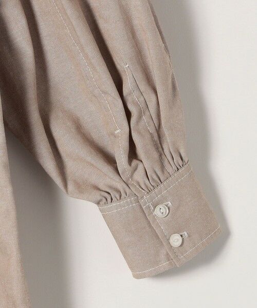 SHIPS / シップス ロング・マキシ丈ワンピース | quaranciel:〈洗濯機可能〉シャンブレー パフ ロング シャツ ワンピース | 詳細13