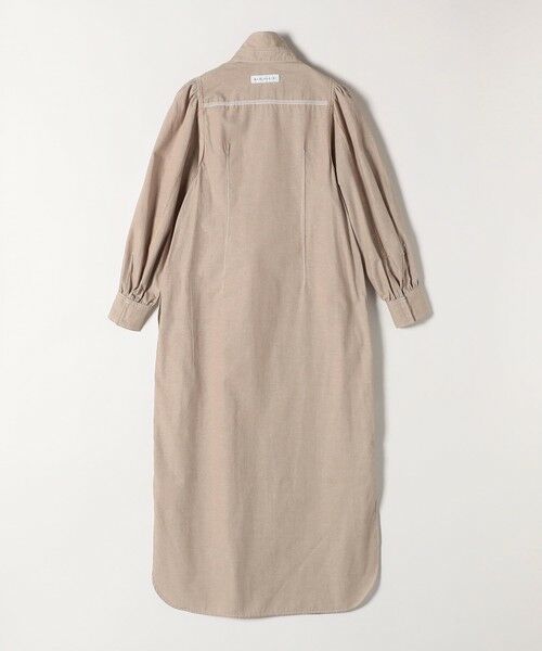 SHIPS / シップス ロング・マキシ丈ワンピース | quaranciel:〈洗濯機可能〉シャンブレー パフ ロング シャツ ワンピース | 詳細17