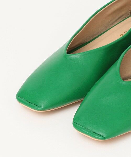 SHIPS / シップス フラットシューズ | quaranciel: Vカット スクエア トゥ フラットシューズ | 詳細8