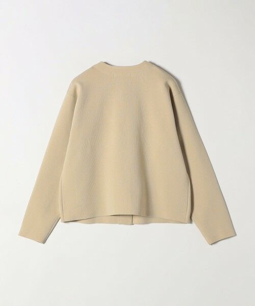 SHIPS / シップス ノーカラージャケット | quaranciel:〈手洗い可能〉ノーカラー ポケット ニット ジャケット | 詳細10