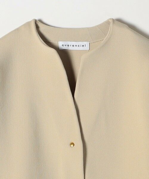 SHIPS / シップス ノーカラージャケット | quaranciel:〈手洗い可能〉ノーカラー ポケット ニット ジャケット | 詳細11