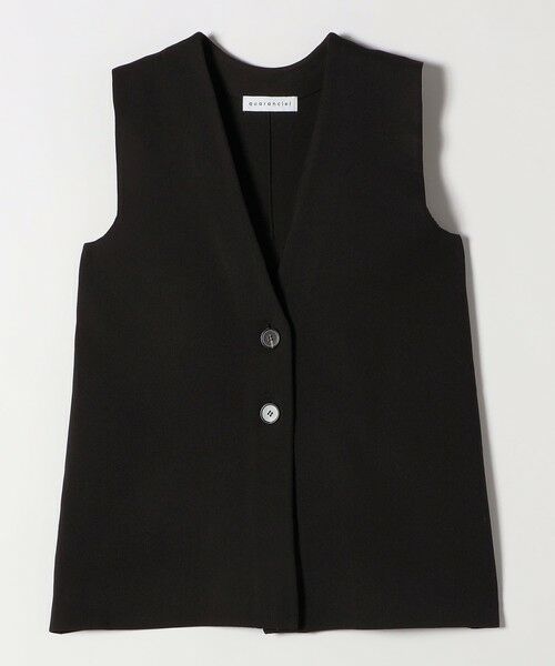 SHIPS / シップス ベスト | quaranciel:〈手洗い可能〉Vカラー ニット ジレ | 詳細23