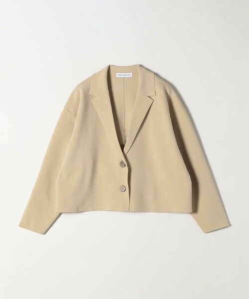 SHIPS / シップス テーラードジャケット | quaranciel:〈手洗い可能〉コンパクト ワイド テーラード ニット ジャケット | 詳細9