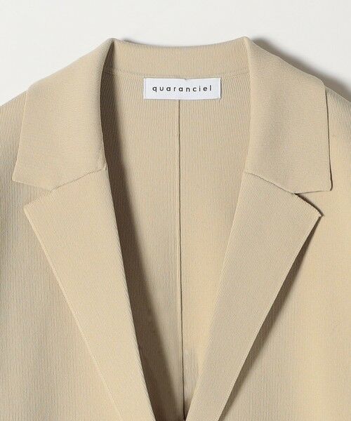 SHIPS / シップス テーラードジャケット | quaranciel:〈手洗い可能〉コンパクト ワイド テーラード ニット ジャケット | 詳細11