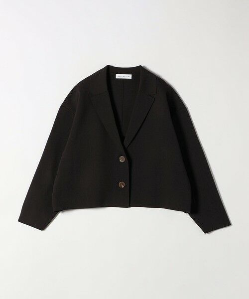 SHIPS / シップス テーラードジャケット | quaranciel:〈手洗い可能〉コンパクト ワイド テーラード ニット ジャケット | 詳細22