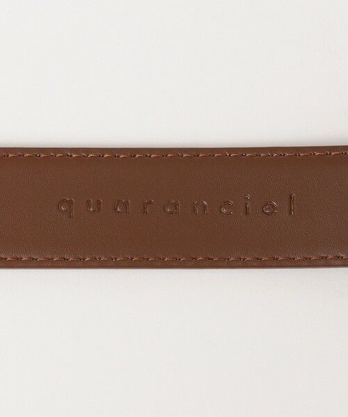 SHIPS / シップス ベルト・サスペンダー | quaranciel: オーバル バックル ステッチ レザー ベルト | 詳細7