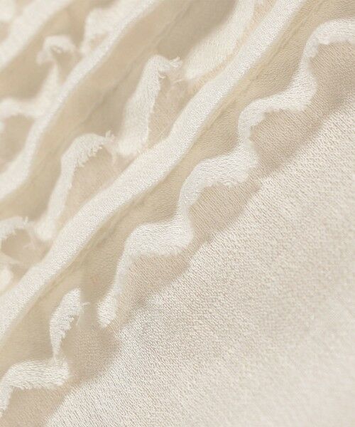 SHIPS / シップス シャツ・ブラウス | 《予約》SHIPS any:〈手洗い可能〉シアー フリル バンドカラー シャツ ブラウス | 詳細10