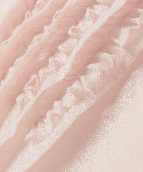 SHIPS / シップス シャツ・ブラウス | 《予約》SHIPS any:〈手洗い可能〉シアー フリル バンドカラー シャツ ブラウス | 詳細22