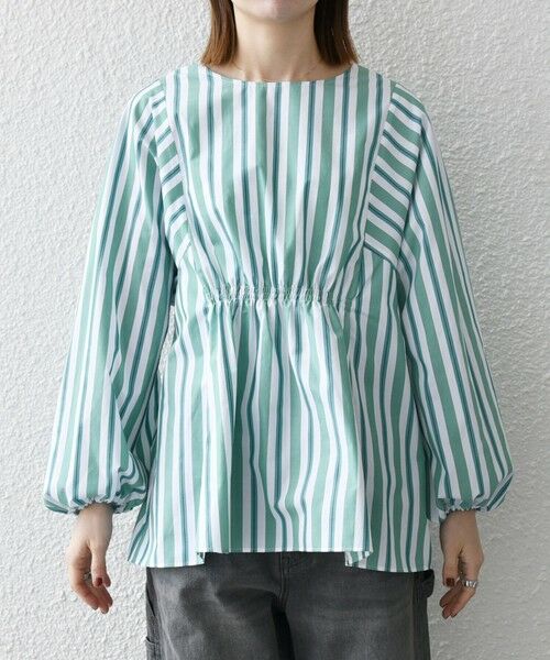 SHIPS / シップス シャツ・ブラウス | 《一部追加予約》SHIPS any:〈洗濯機可能〉REPREVE ギャザー パフシャツ ブラウス | 詳細19