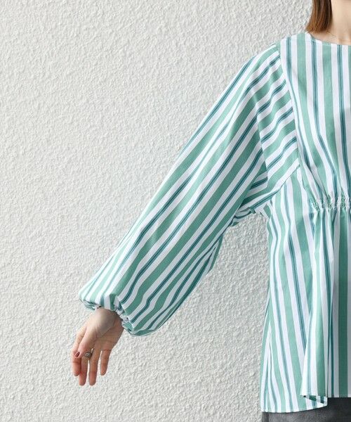 SHIPS / シップス シャツ・ブラウス | 《一部追加予約》SHIPS any:〈洗濯機可能〉REPREVE ギャザー パフシャツ ブラウス | 詳細22