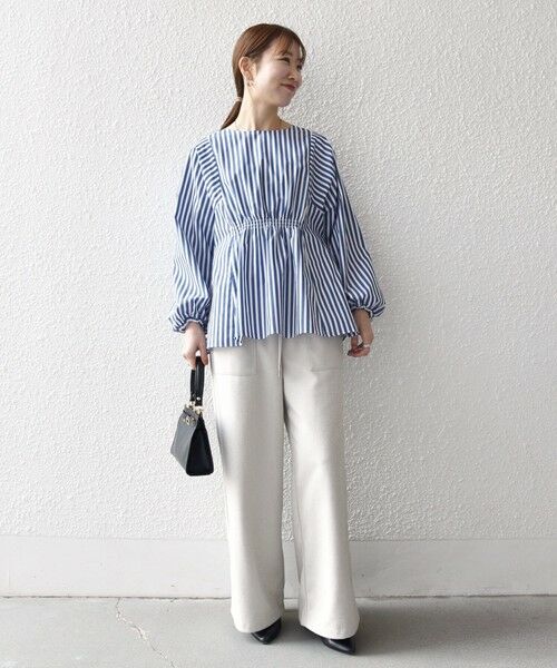 SHIPS / シップス シャツ・ブラウス | 《一部追加予約》SHIPS any:〈洗濯機可能〉REPREVE ギャザー パフシャツ ブラウス | 詳細29