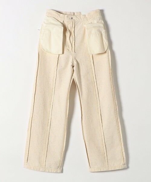 SHIPS / シップス その他パンツ | SHIPS any:〈洗濯機可能〉ネップ ストレート ワイド パンツ［SHIPS any DENIM］ | 詳細14