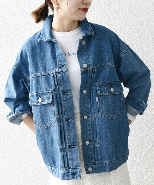 SHIPS / シップス Gジャン・デニムジャケット | SHIPS any:〈洗濯機可能〉デニム ジャケット［SHIPS any DENIM］ | 詳細12